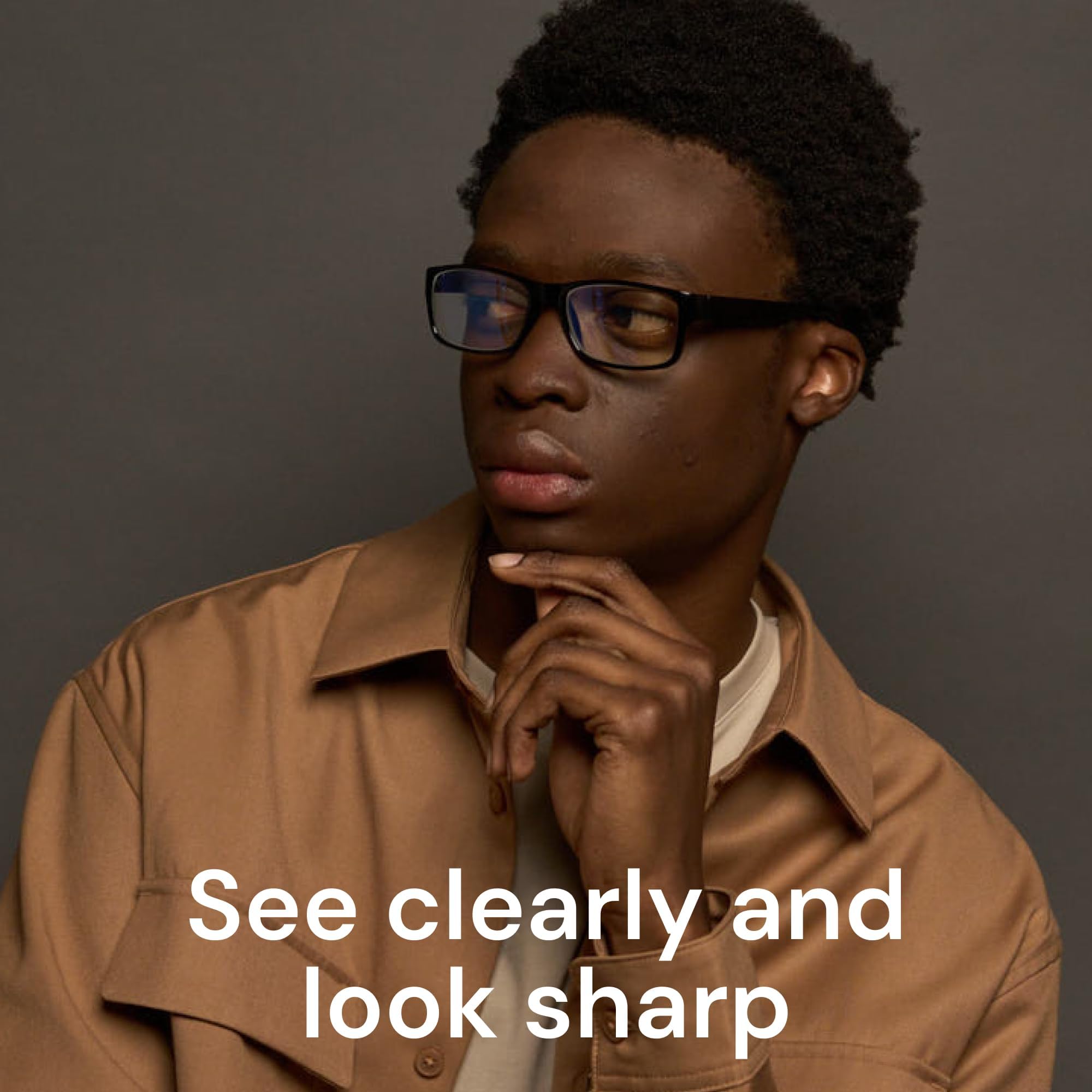 Gafas Gaoye diseño elegante negro para lectura y multitarea