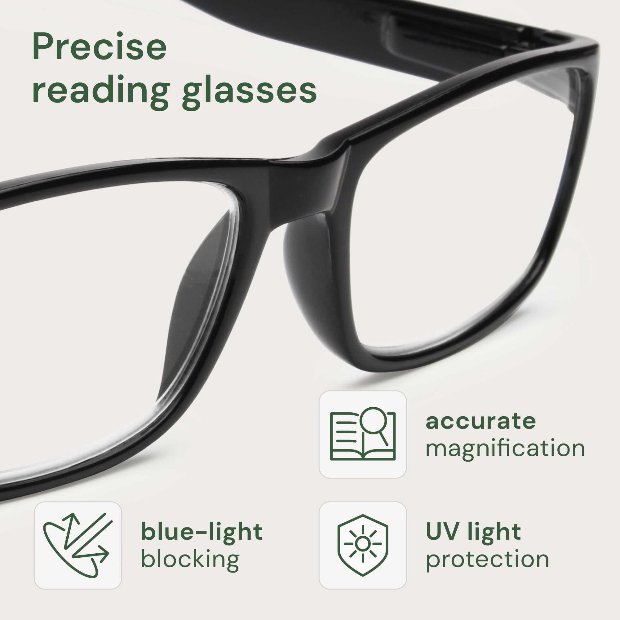 Gaoye lentes de lectura 2.0 con protección contra luz azul para pantallas.