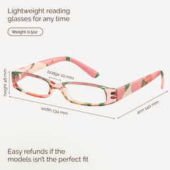 Gaoye lentes de lectura ligeros con antirreflejo para uso diario.