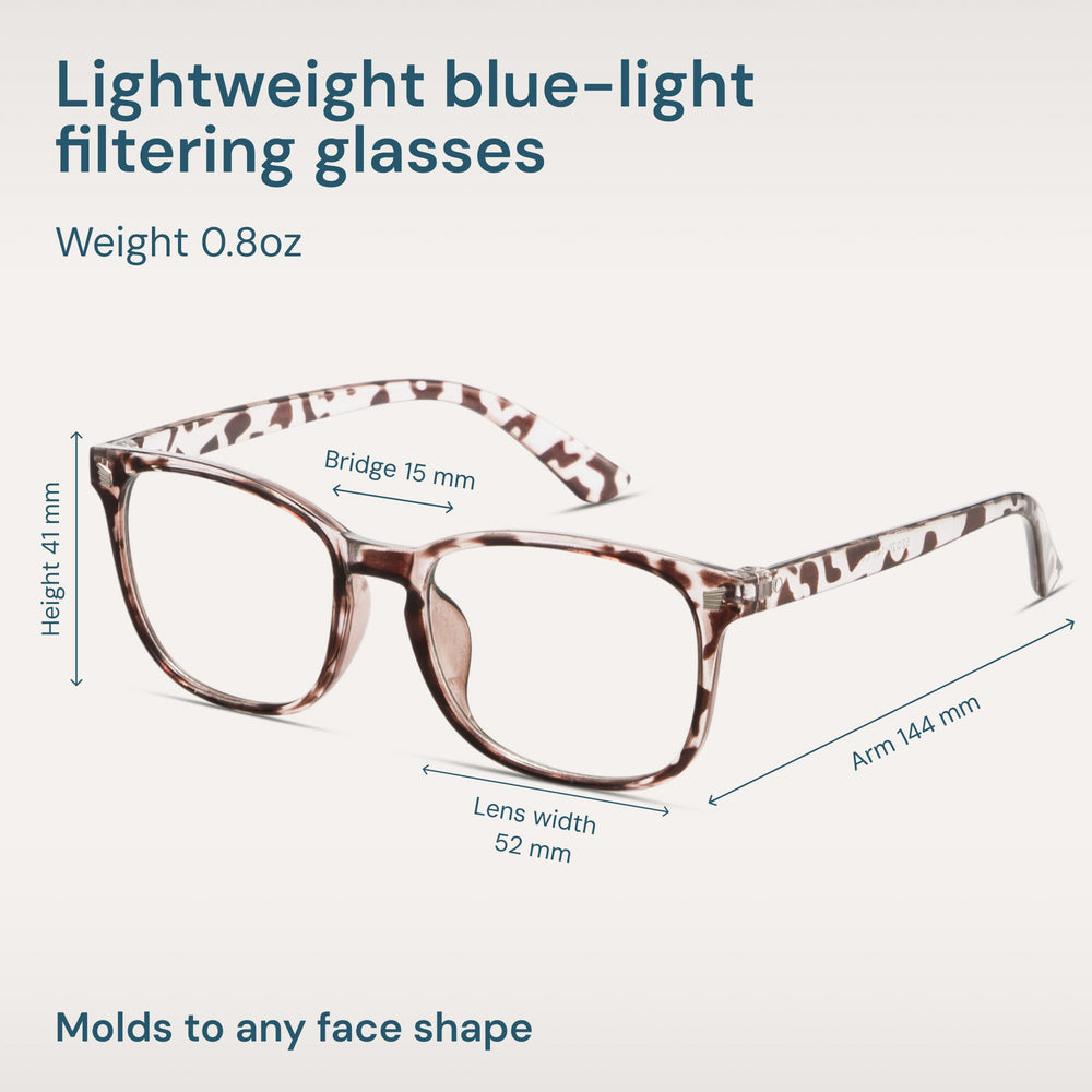 Gaoye leopard blue light glasses with UV400 protection for screens