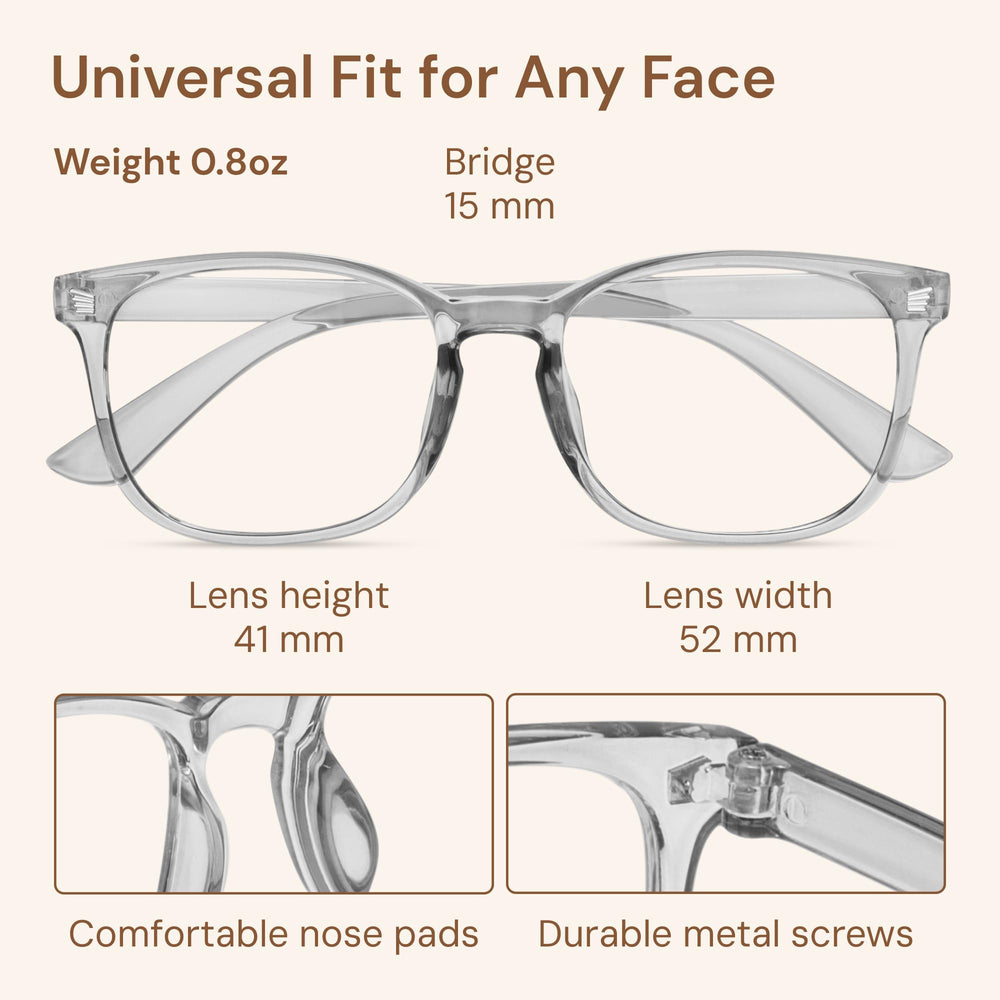 Gaoye lightweight frame computer glasses, durable and comfortable for long use.