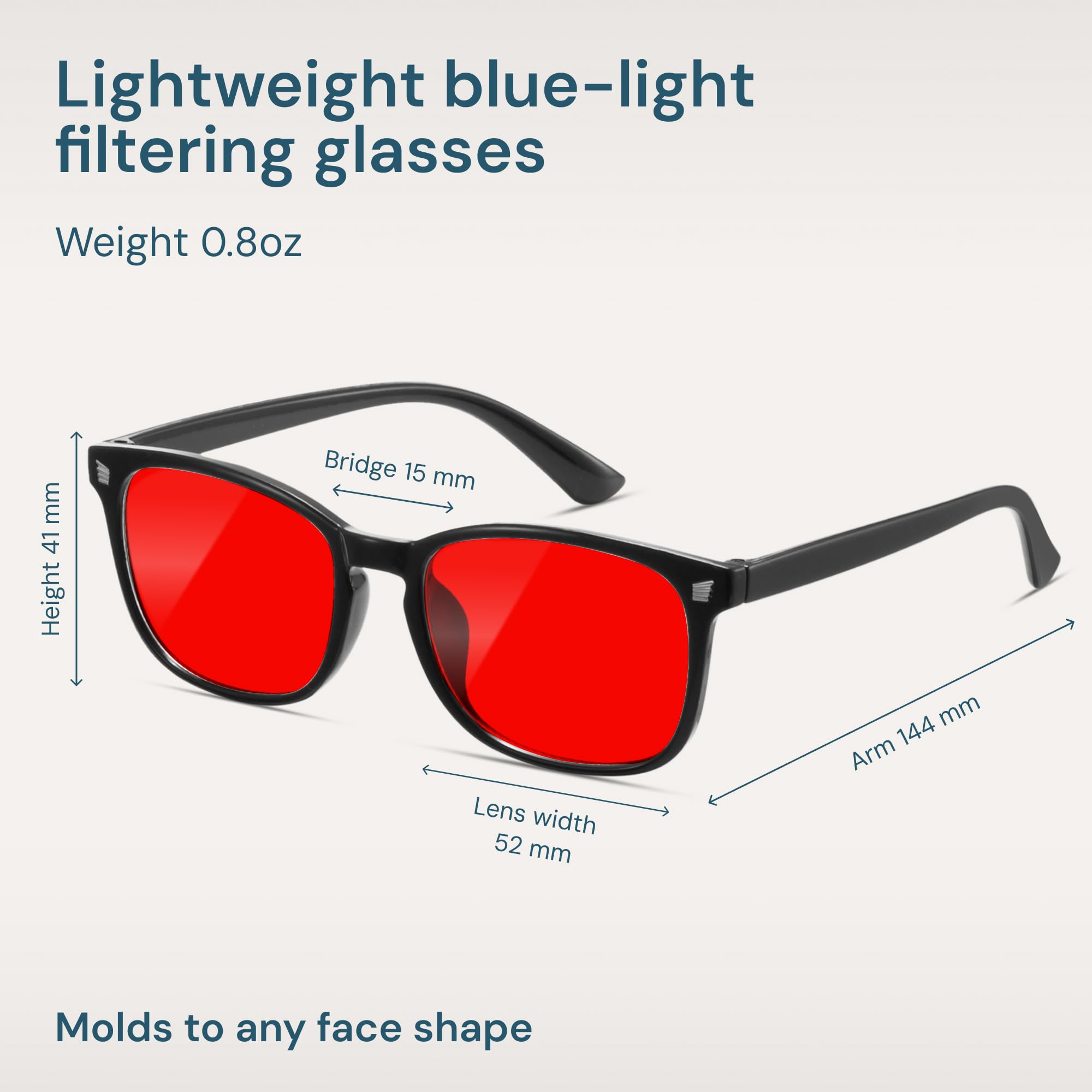 Gaoye lightweight frame top view for all-day comfort
