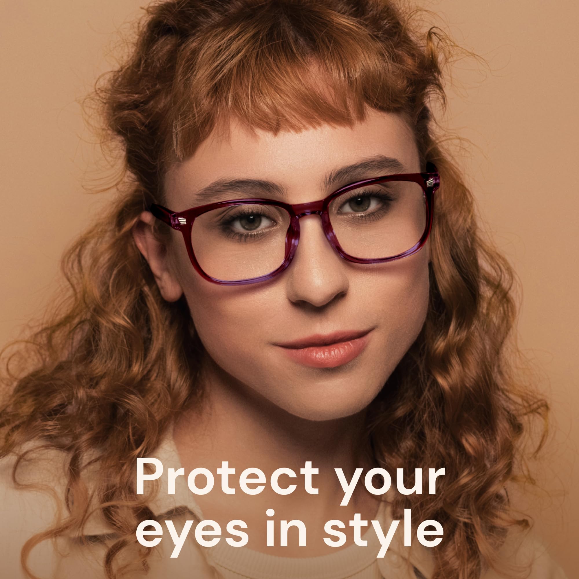 Gaoye lightweight polycarbonate frame closeup for all-day comfort