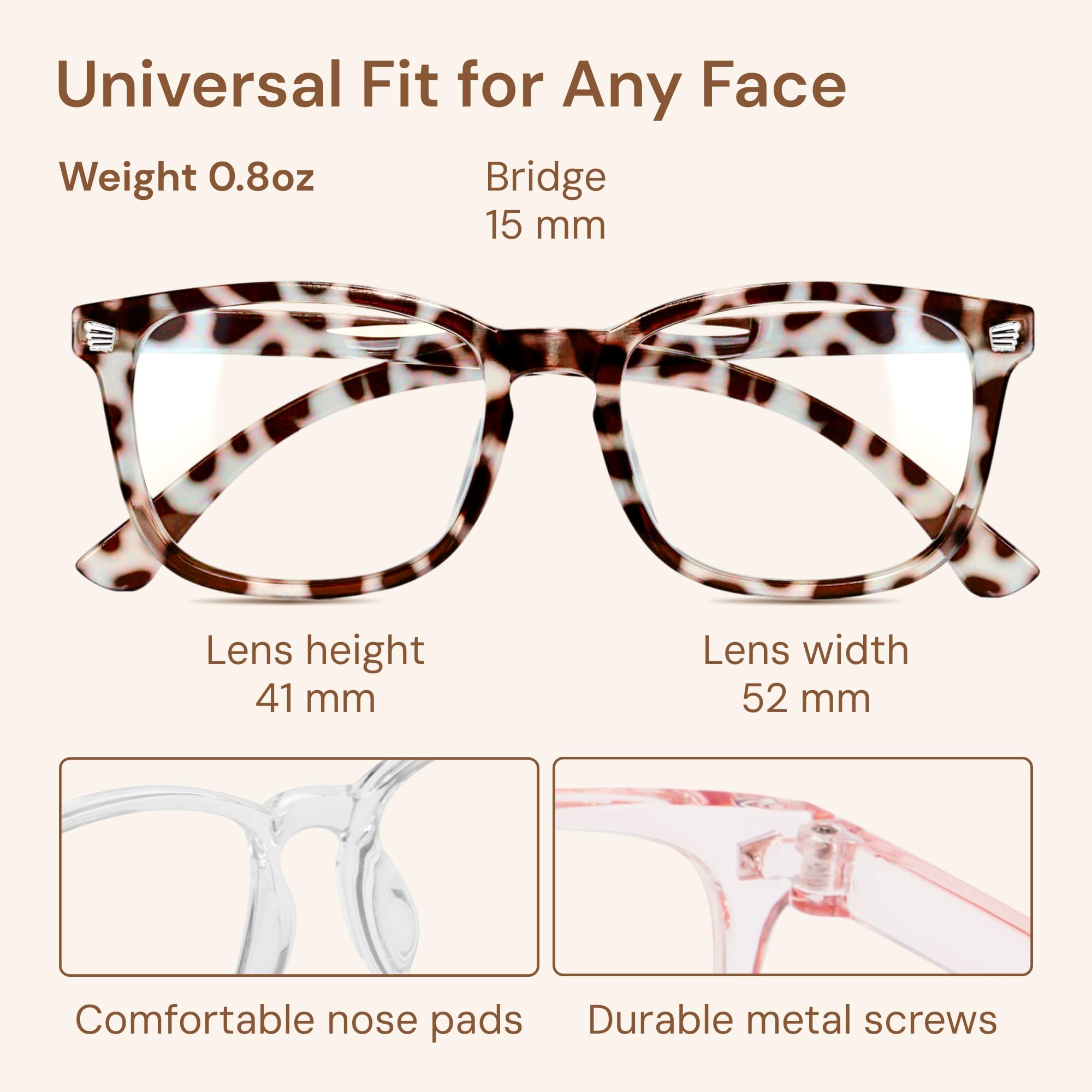 Gaoye lightweight polycarbonate frame designed for durability and all-day wear