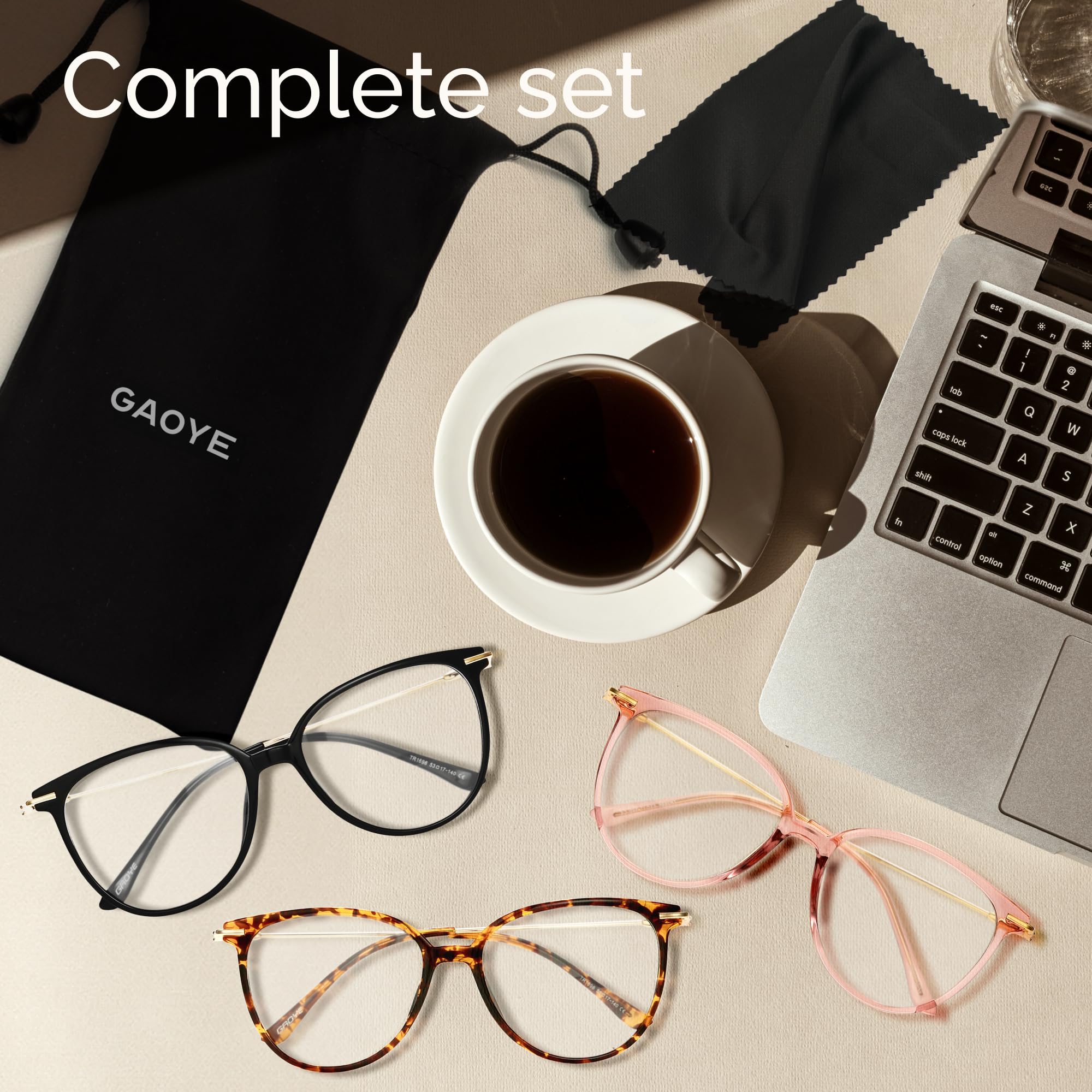 Gaoye matching soft case protects glasses on the go