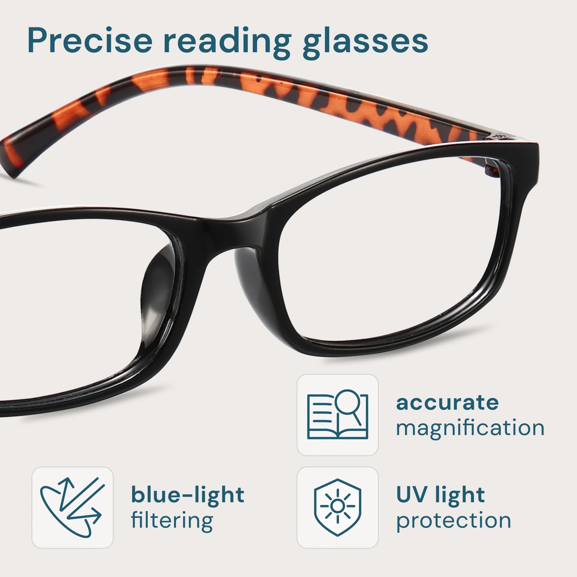 Gaoye +2.0 TR90 frame reading glasses for lightweight comfort