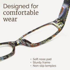 Gaoye tortoise pattern glasses with frame detail illustrating versatile style options.