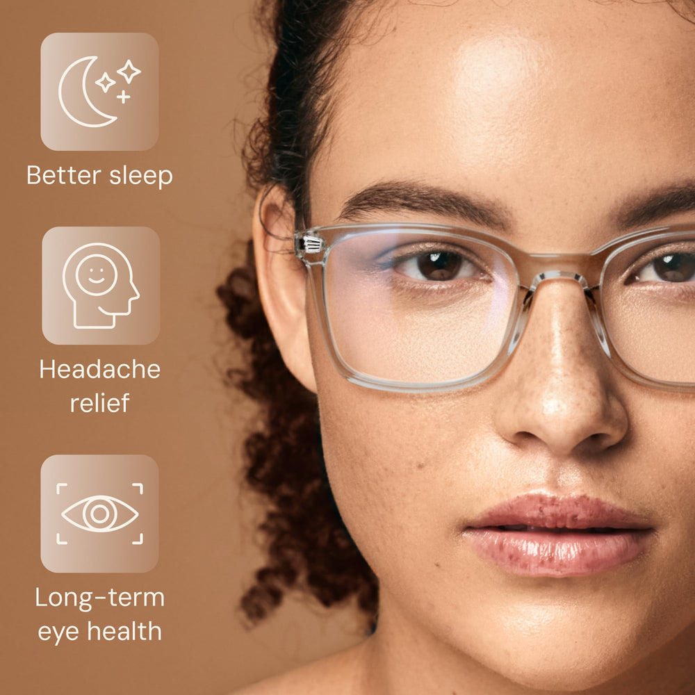Gaoye polycarbonate lens amber tint, clear vision with reduced glare.