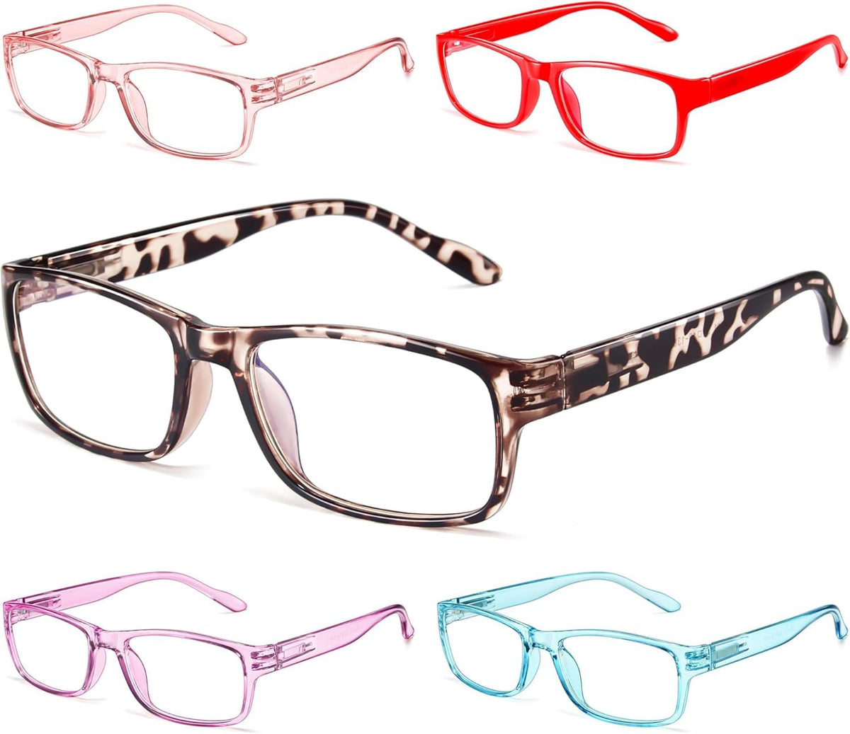 Gaoye reading glasses with blue light blocking, front view for daytime comfort