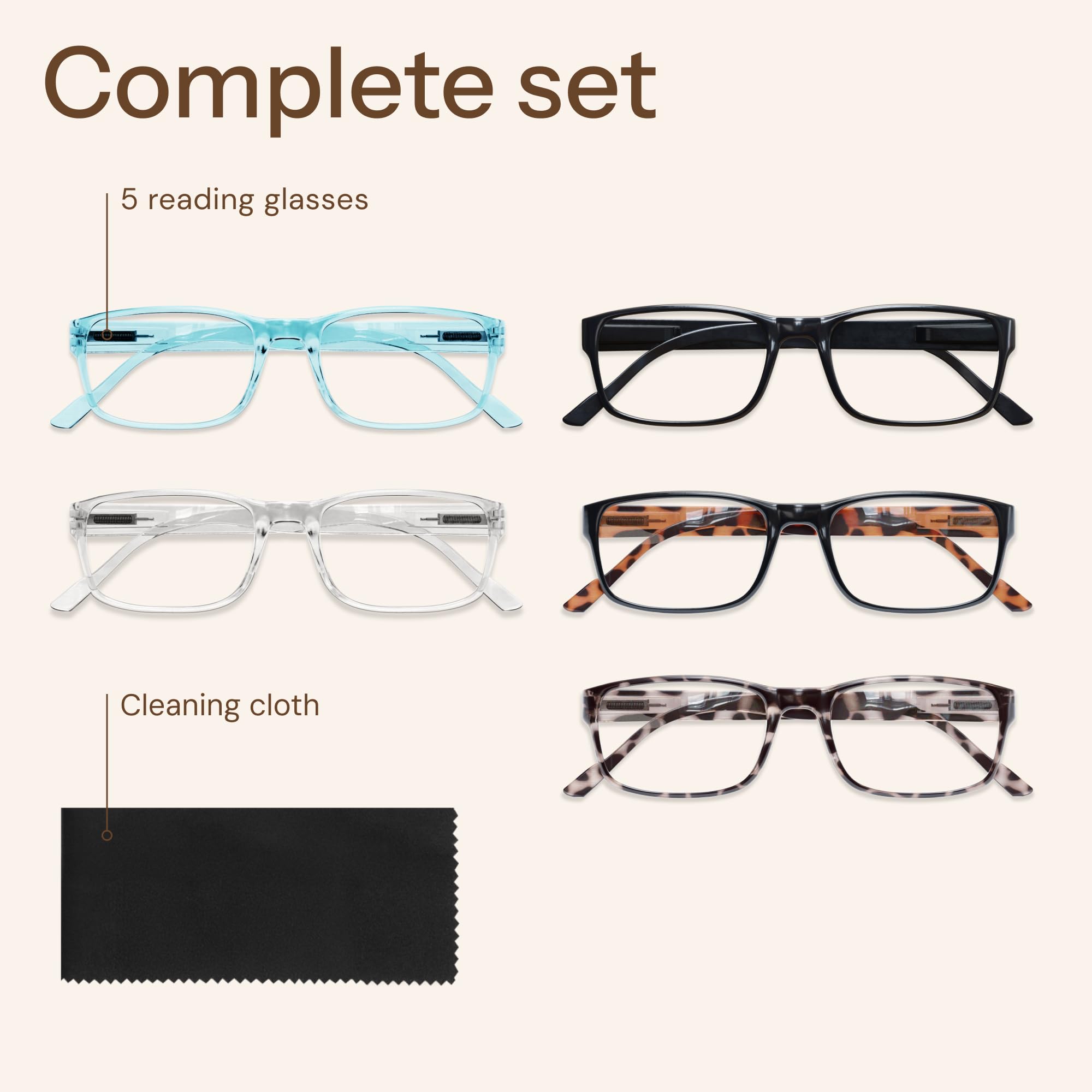 Gaoye reading glasses blue light protection icon emphasizes eye relief