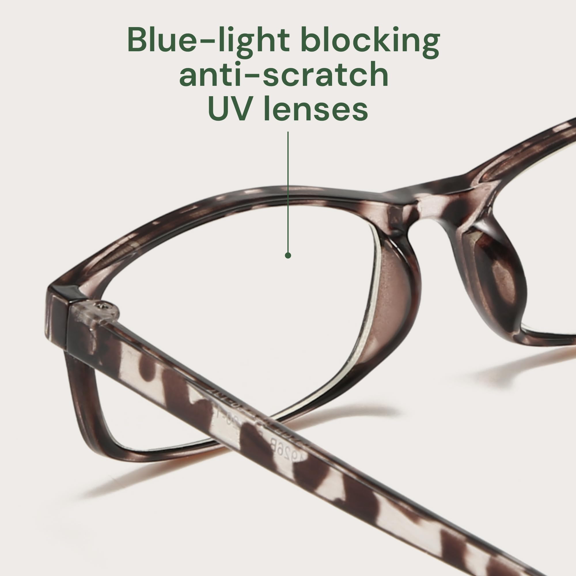 Gaoye reading glasses with blue light protection ideal for screen time