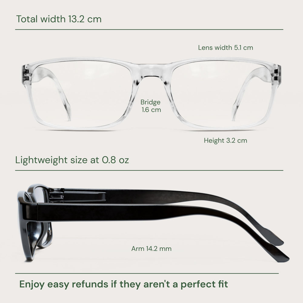Gaoye clear-frame readers suitable for multitasking