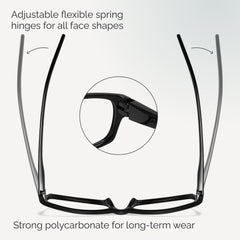 Gaoye PC material durable frame delivers lightweight, long-lasting everyday use.