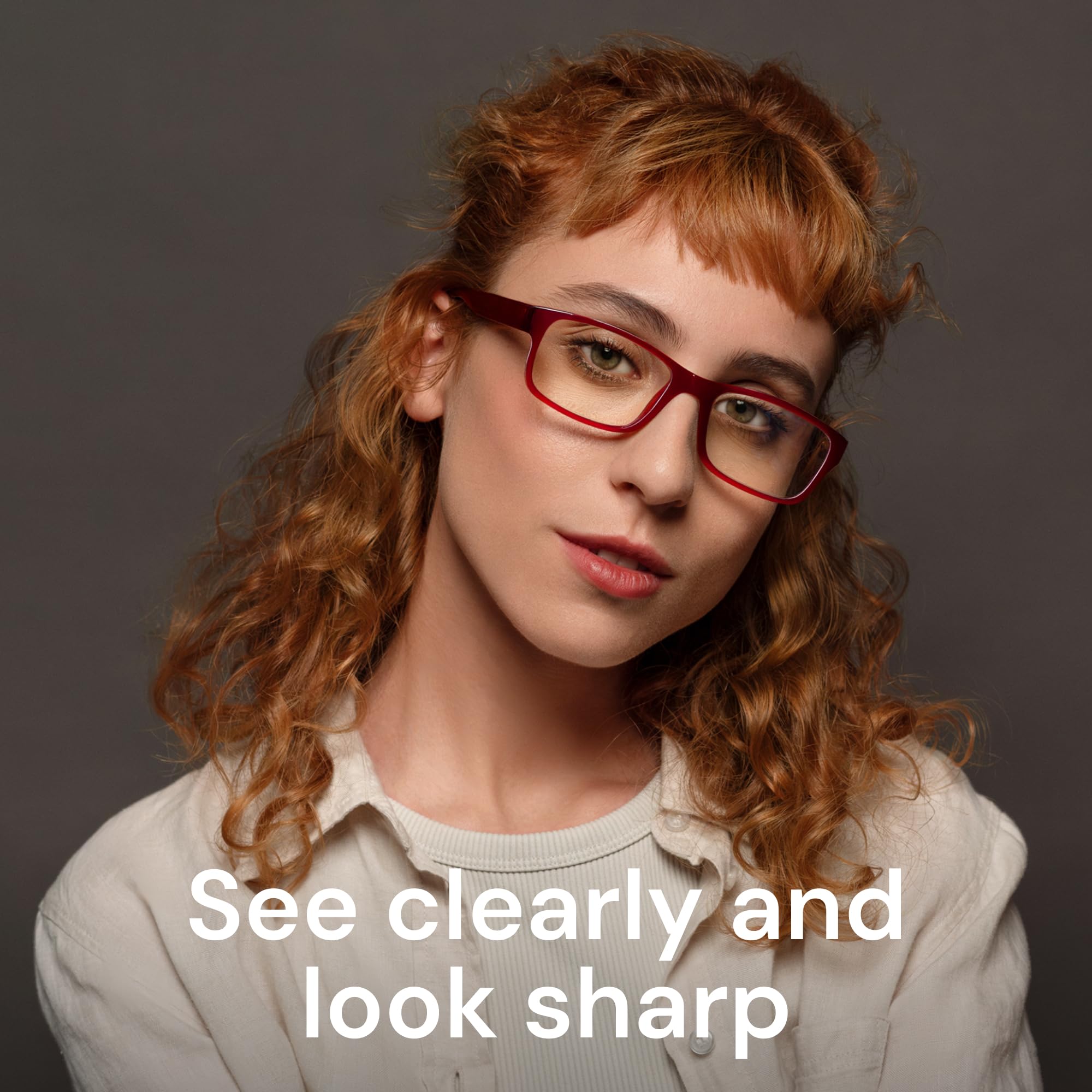 Gaoye rectangle-frame design for modern reading glasses.