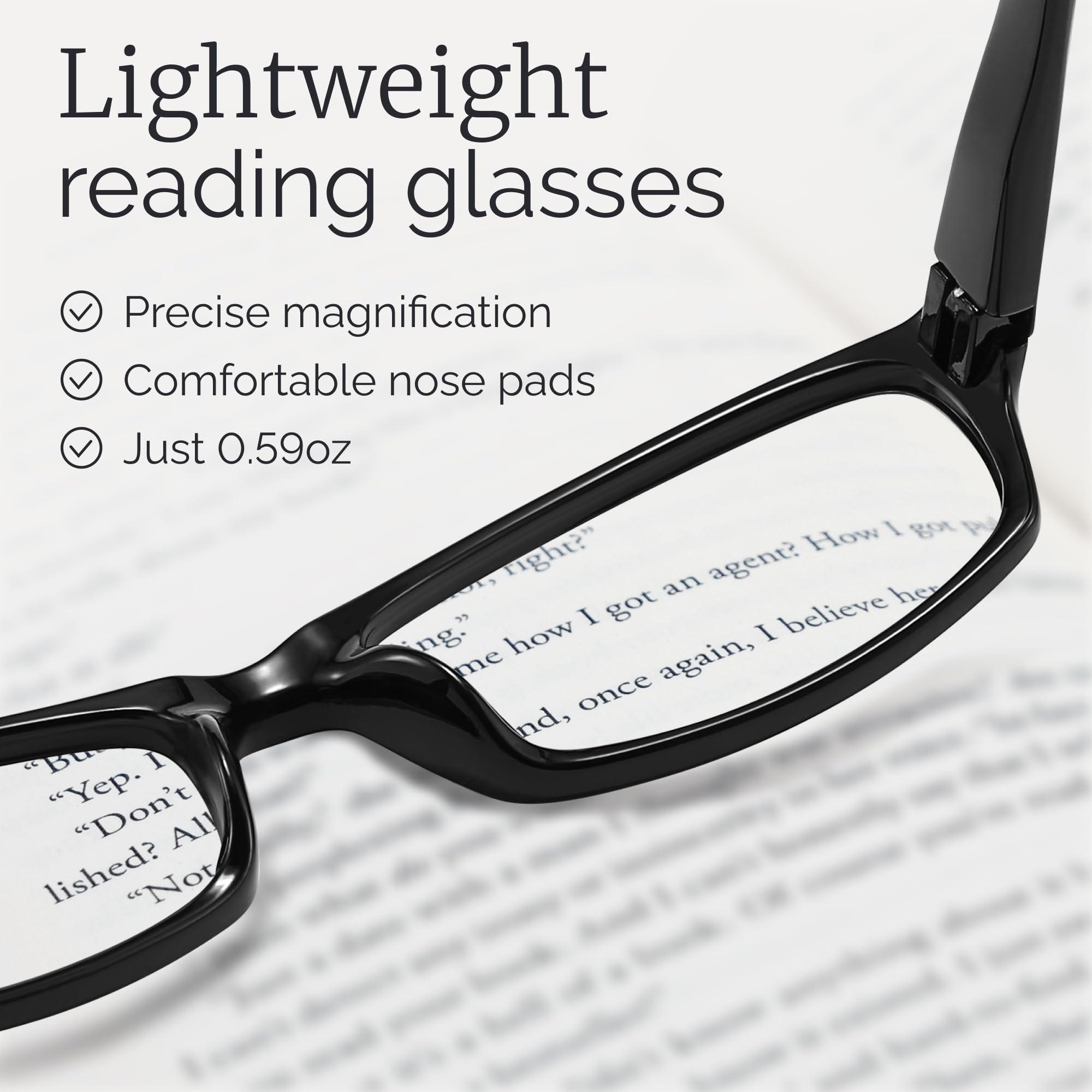 Gaoye spring hinge design provides comfortable wear for extended use.