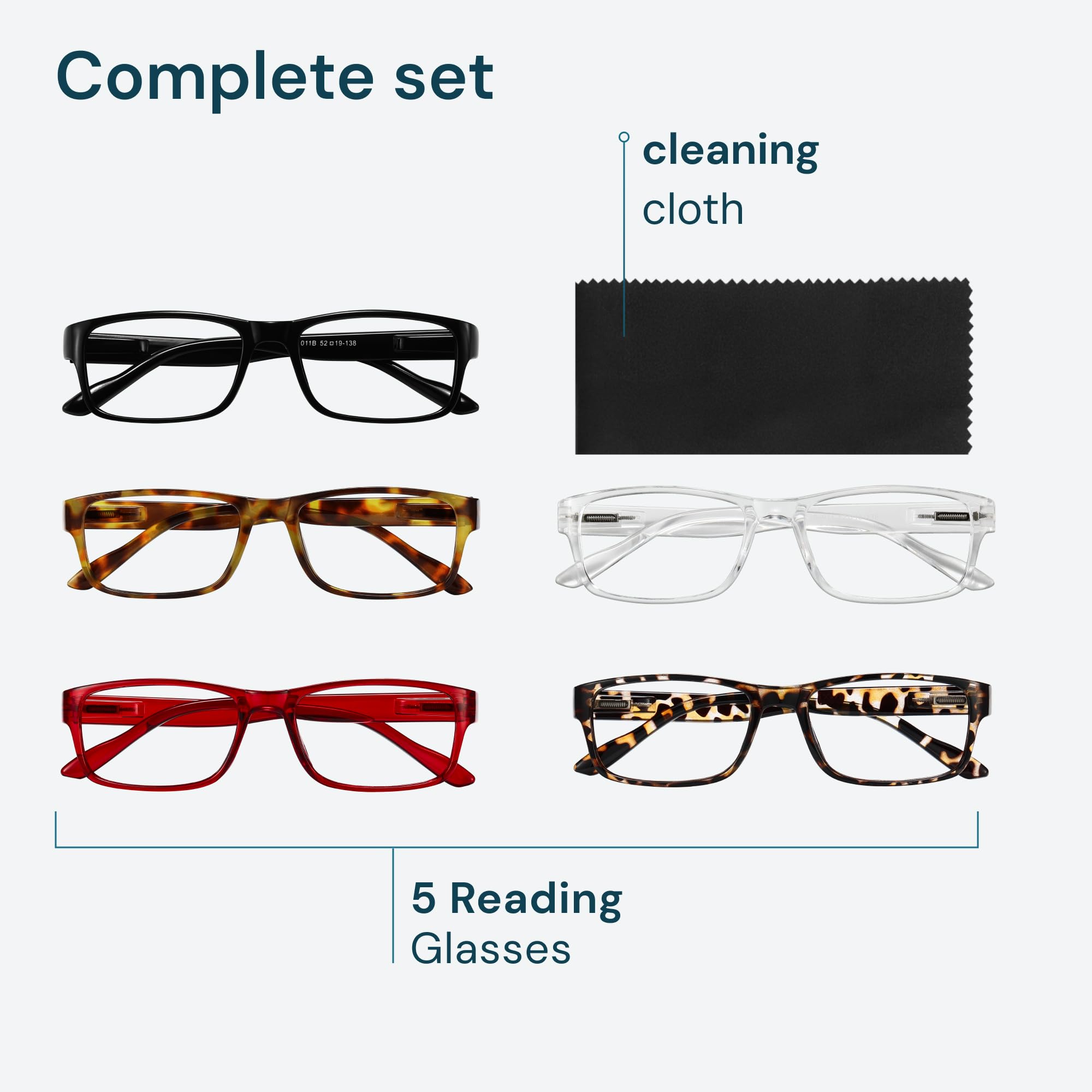 Gaoye travel-friendly glasses with compact case.