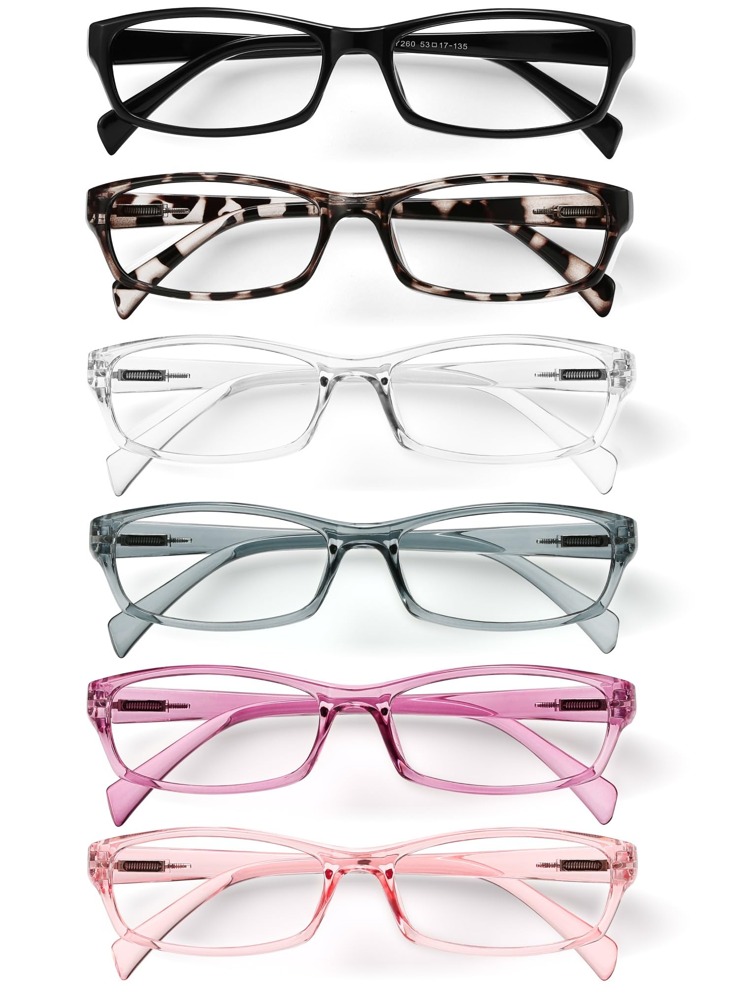 Gaoye reading glasses for women six-pack set with stylish frames for daily use