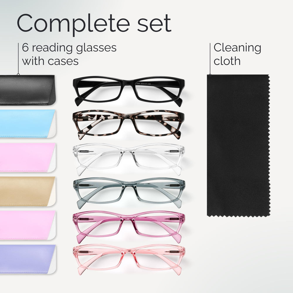 Worn comfortably by women during reading and travel.