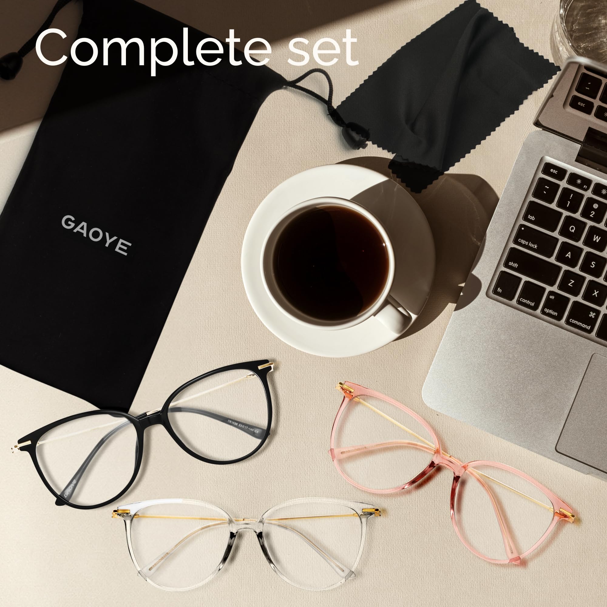 Gaoye soft case with glasses protected inside for on-the-go storage