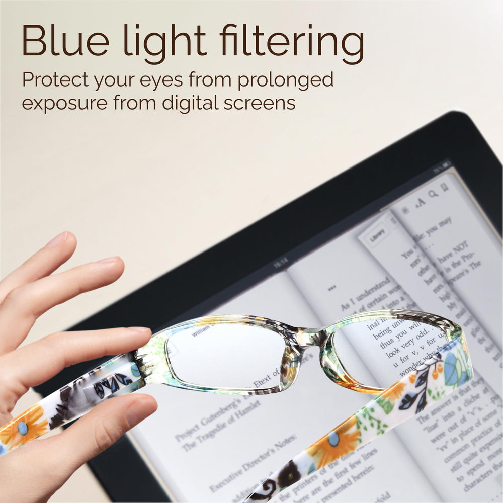 Gaoye UV400 protection helps shield eyes from screen exposure