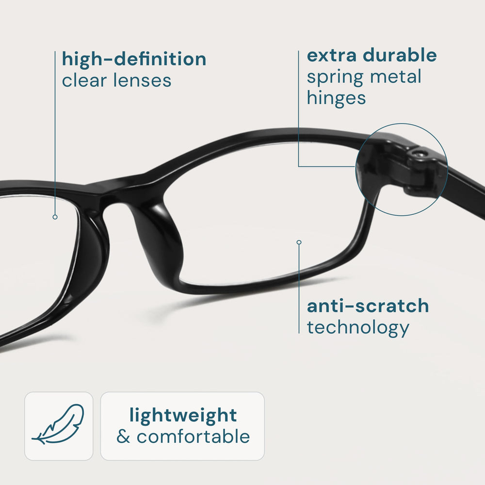 Gaoye spring hinges on women’s reading glasses offer flexible fit