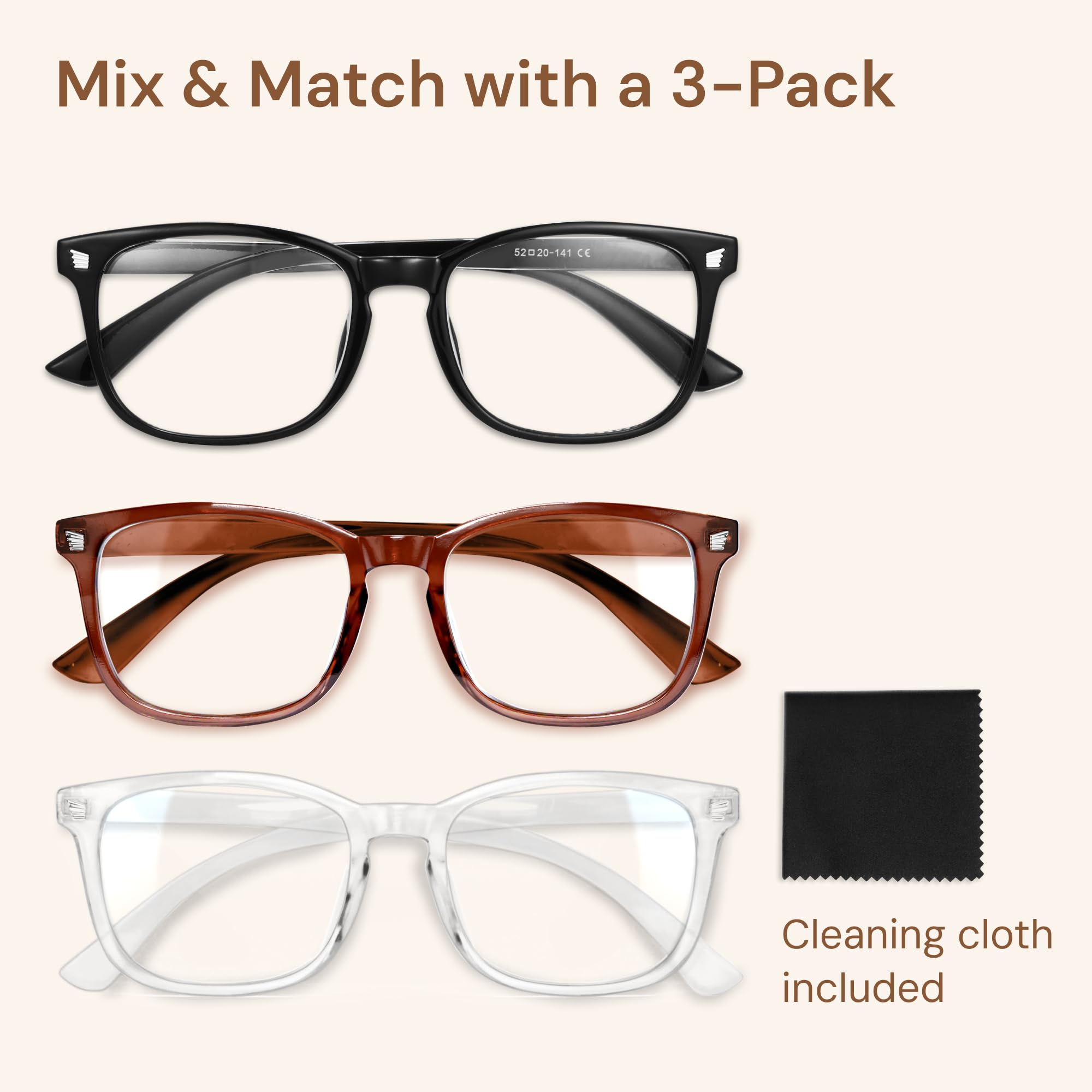 Gaoye blue light glasses frame detail in modern style