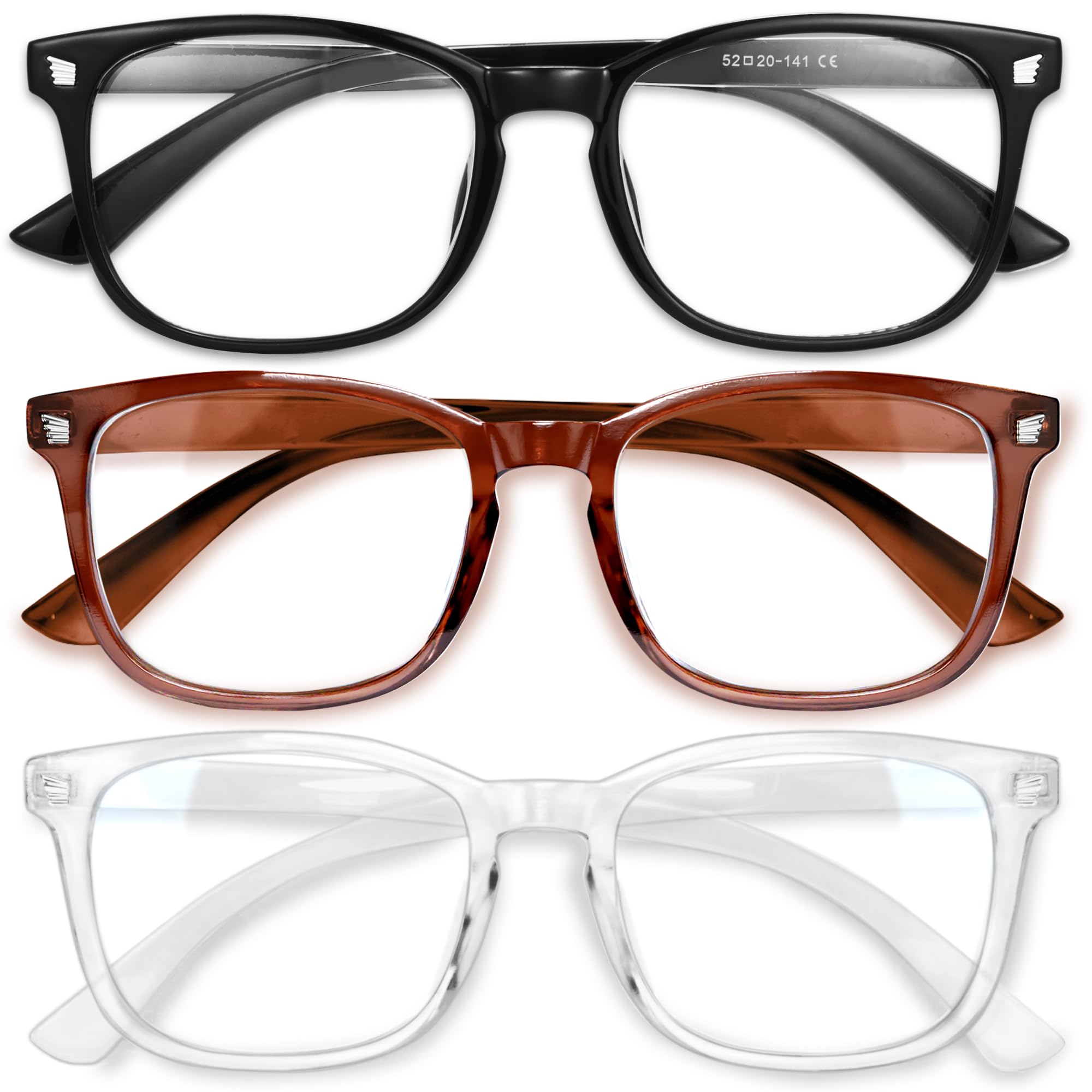 Gaoye stylish blue light glasses front view demonstrating sleek design