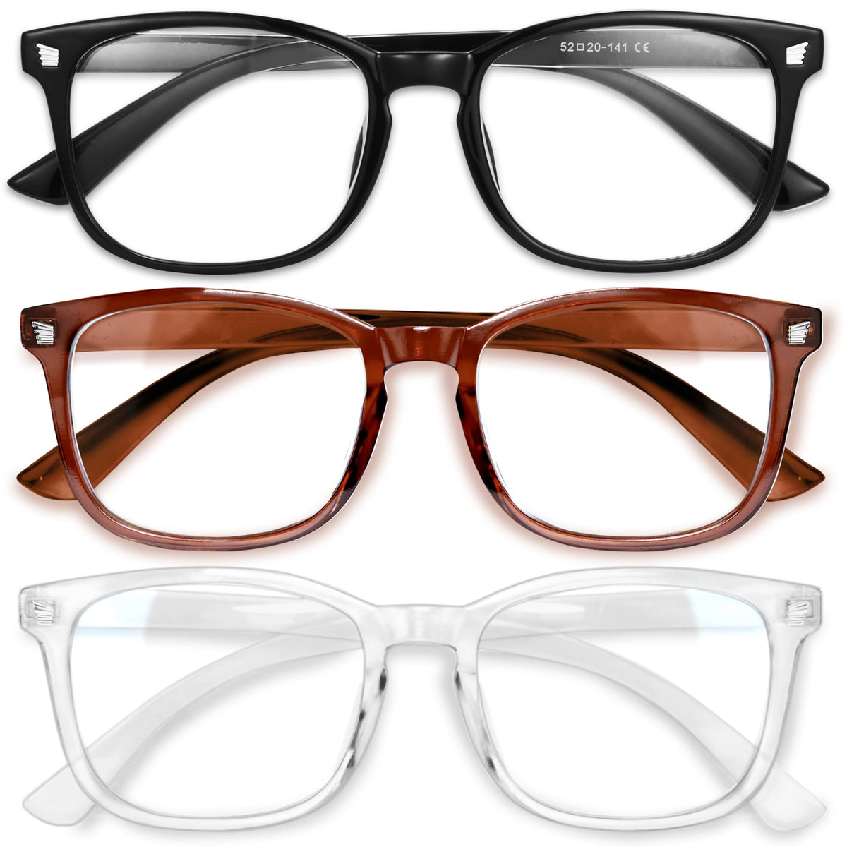 Gaoye stylish blue light glasses front view demonstrating sleek design