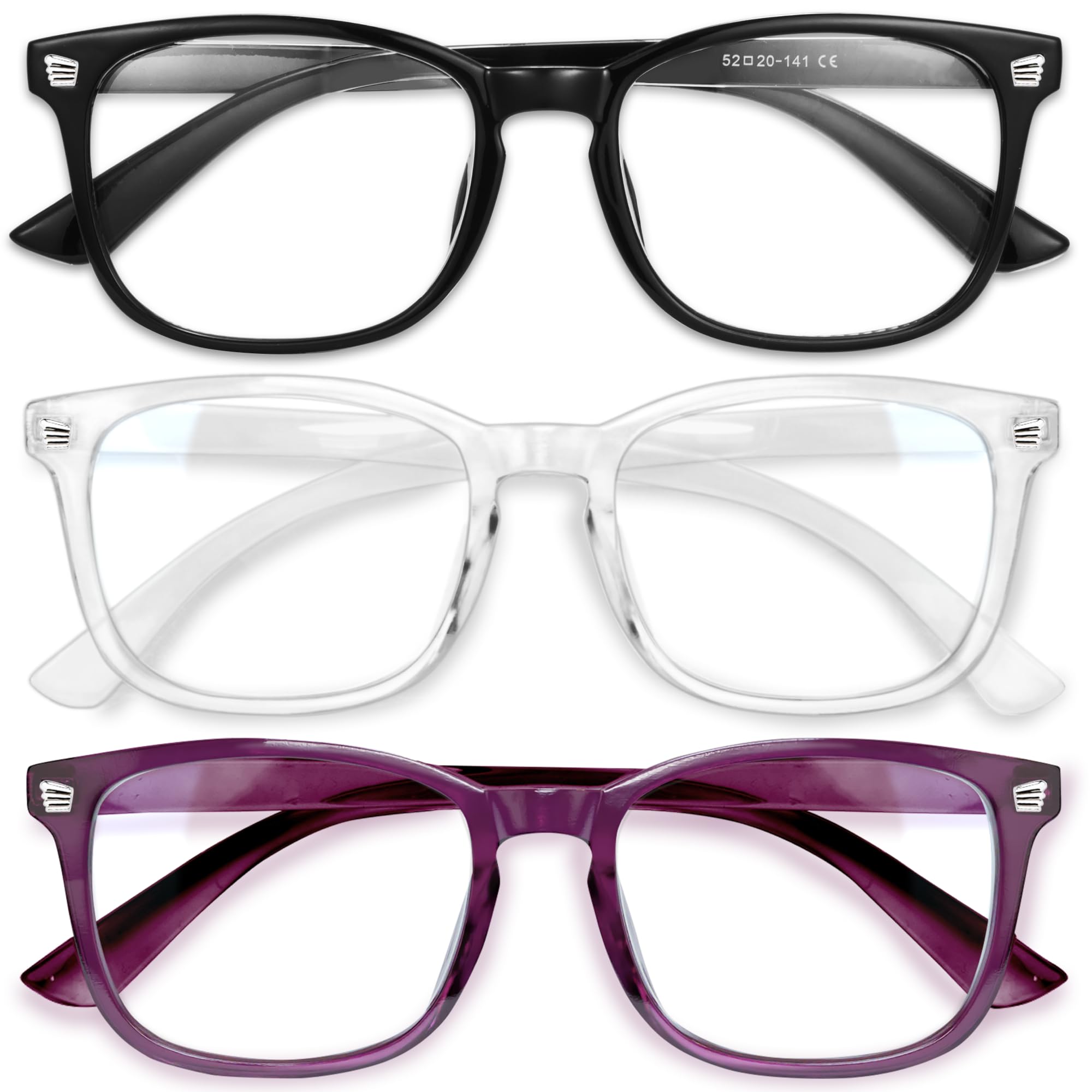 Gaoye stylish blue light glasses for women in pack shot reduce screen glare during work