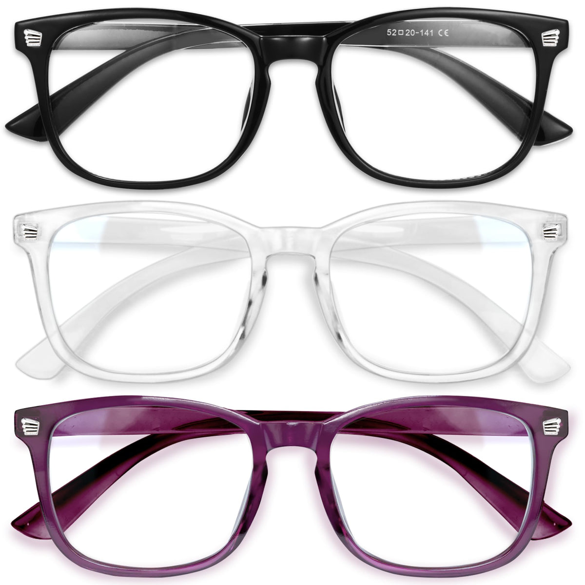 Gaoye stylish blue light glasses for women in pack shot reduce screen glare during work