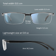 Gaoye TR90 frame profile, lightweight and durable for everyday use.