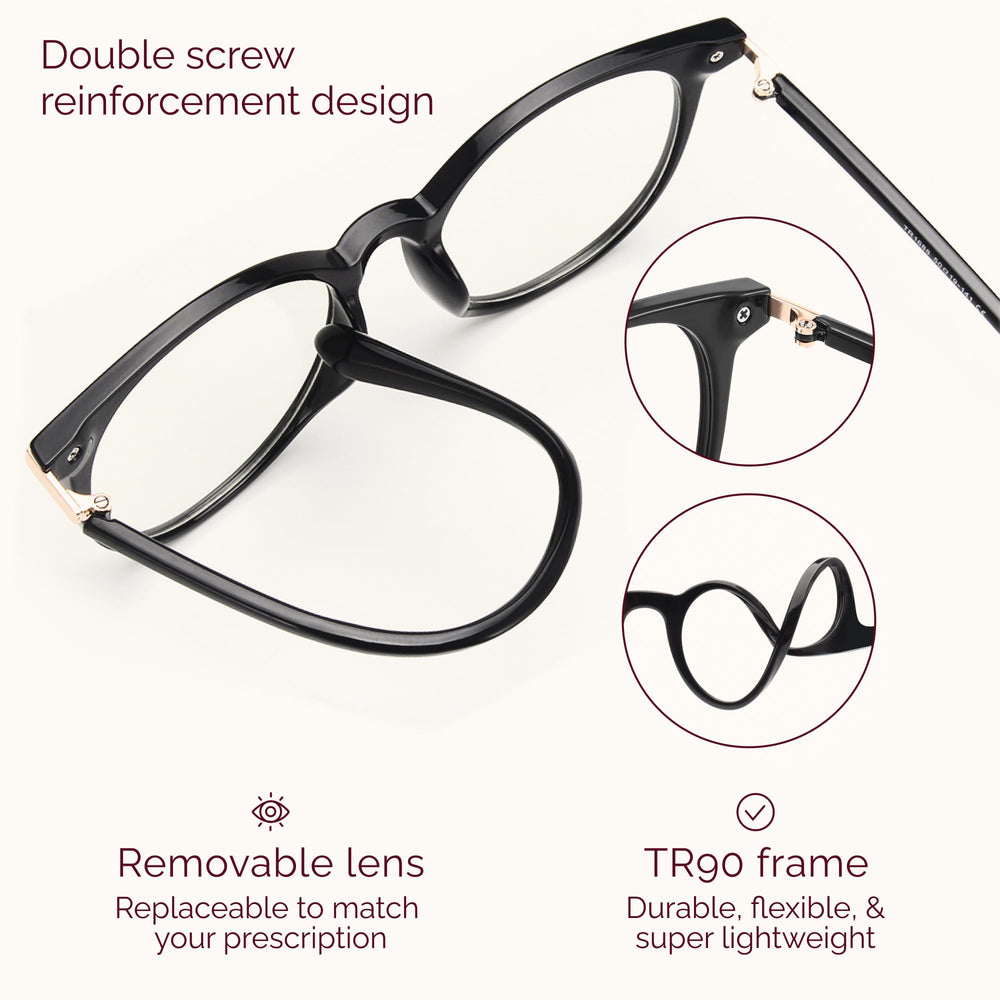 Gaoye ultra-light nylon frame offers durable comfort during extended wear