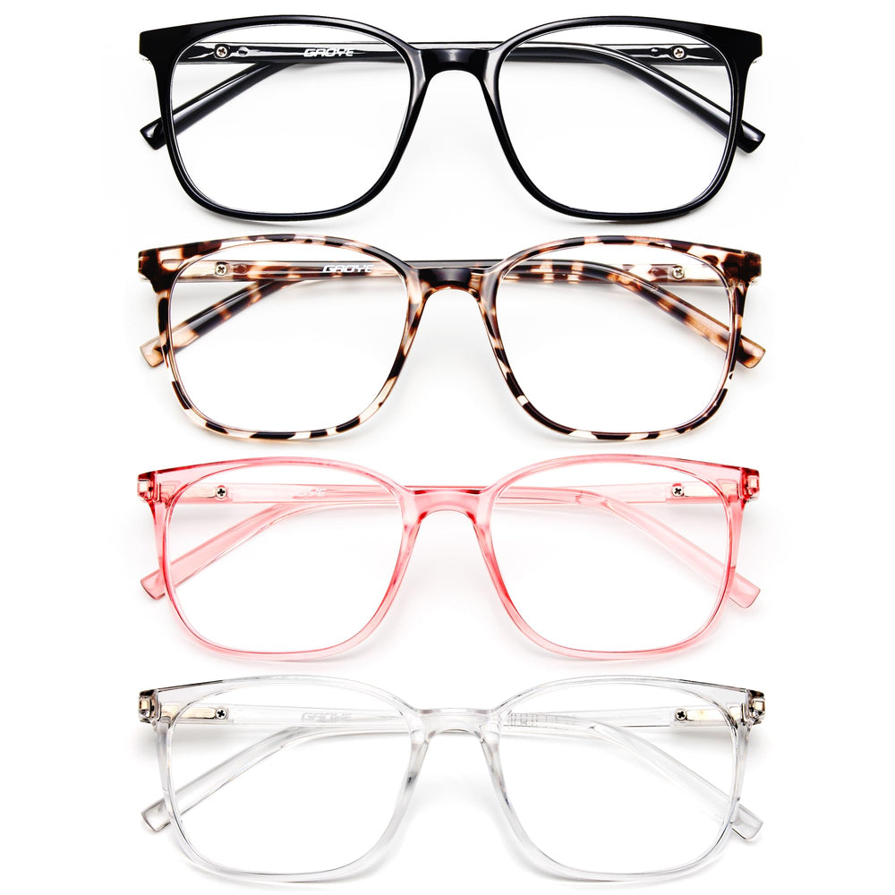 Gaoye Ultralight blue light glasses for women worn during daytime screen work to reduce eye strain.