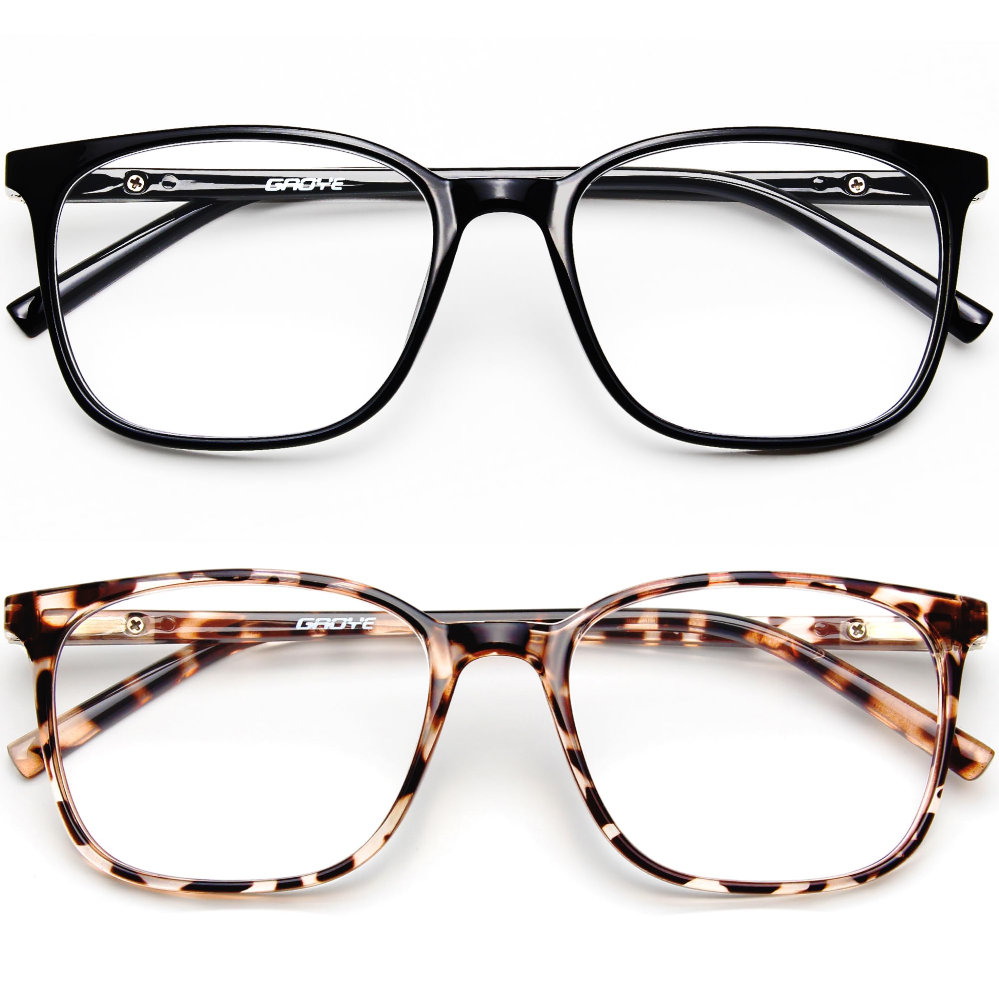 Gaoye ultralight blue light glasses for women, close-up frame for all-day comfort.