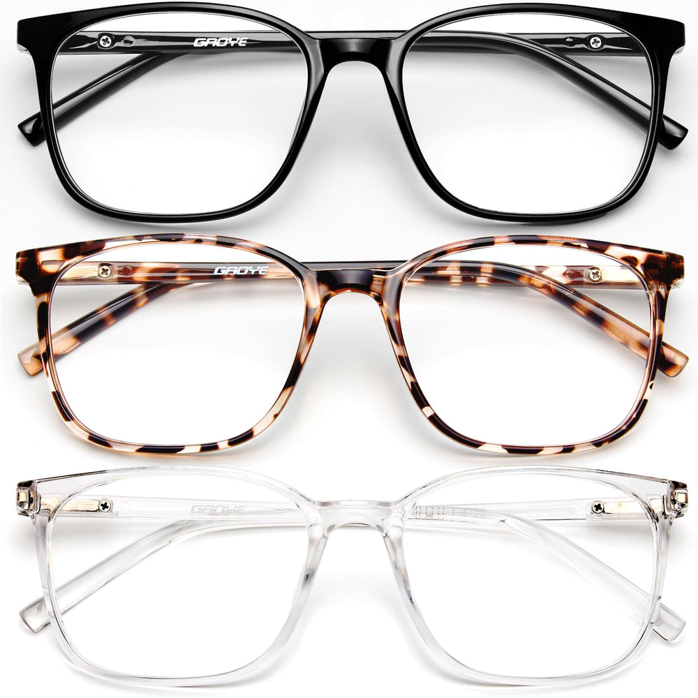 Gaoye Ultralight blue light glasses front view showing glare reduction and comfortable fit