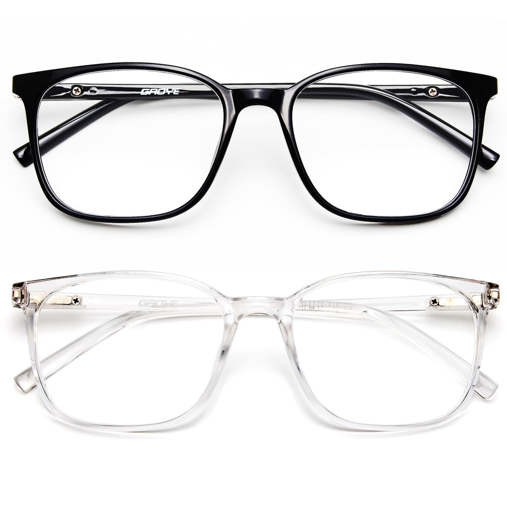 Gaoye Ultralight blue light glasses front view reducing eye strain during screen time