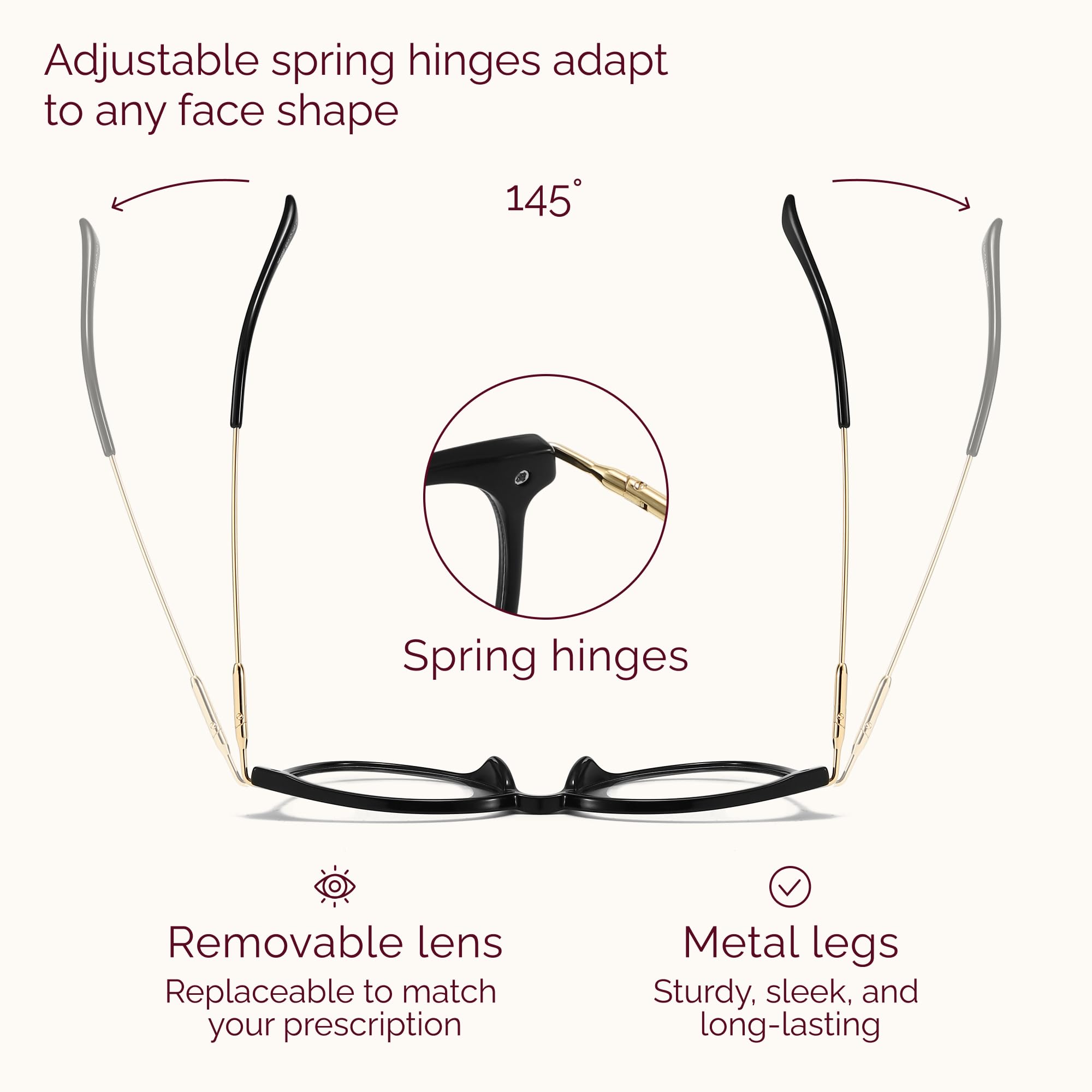 Gaoye UV400 protection eyewear shields eyes from blue light and glare.
