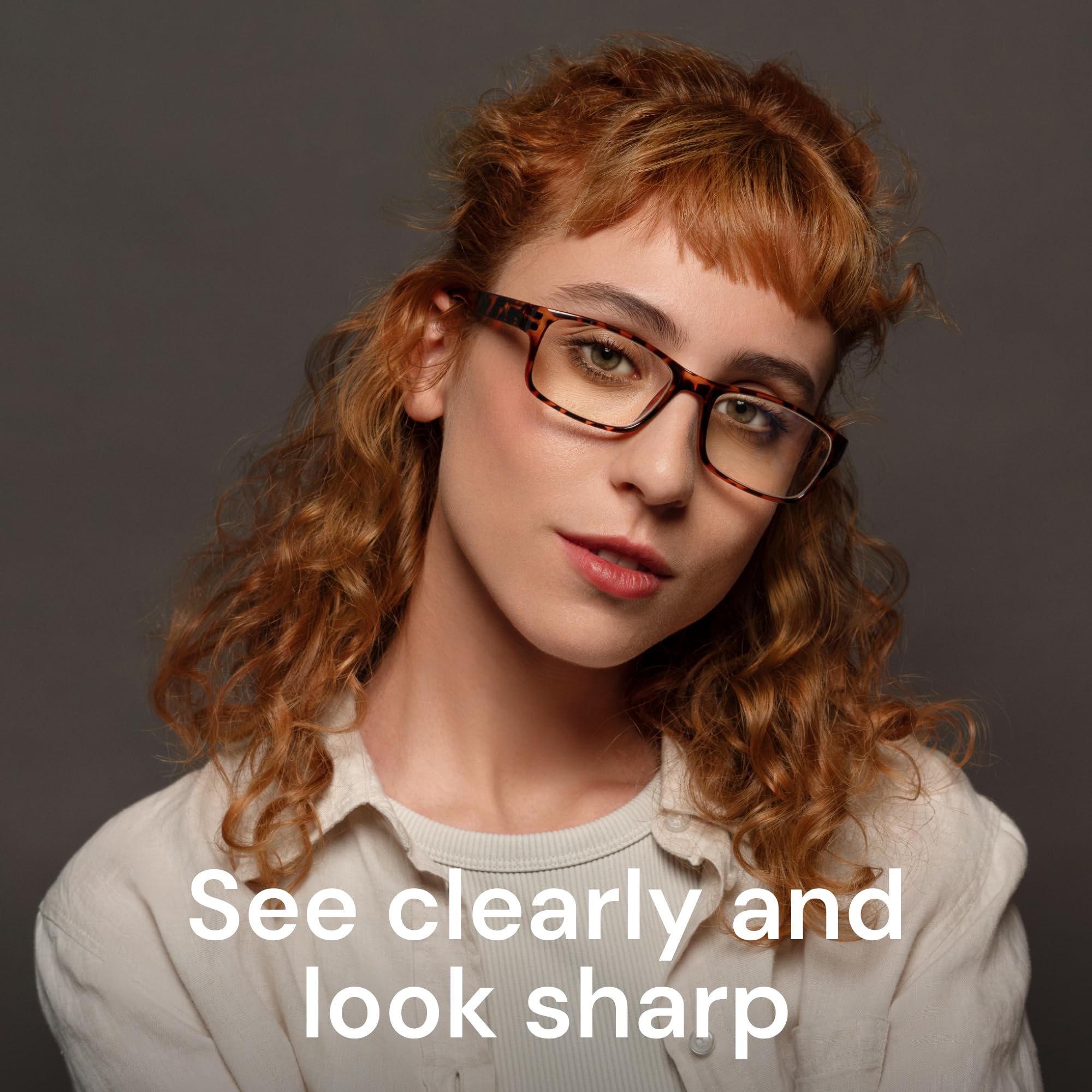 Gaoye black rectangle reading glasses designed for precise reading.