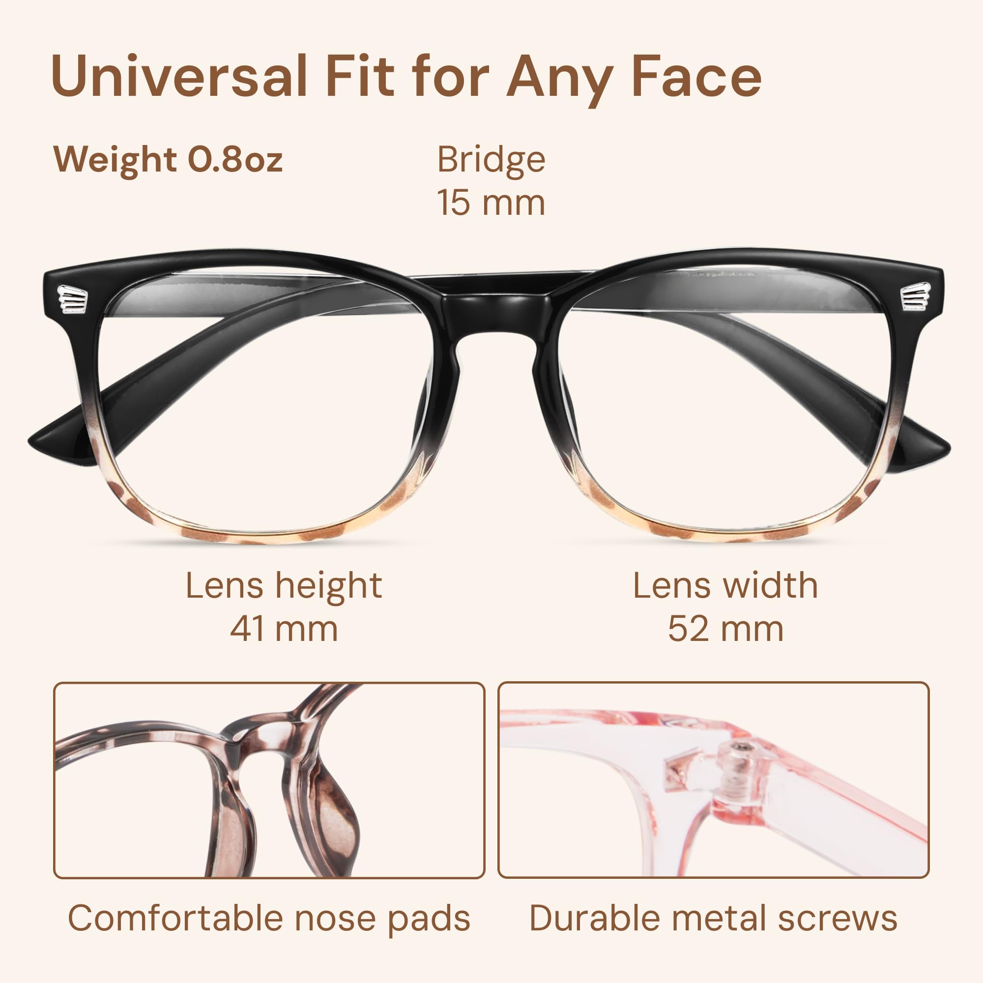Gaoye 3-pack blue light glasses for versatile daily use.