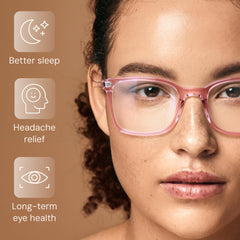Gaoye anti-reflective lenses minimize reflections for easier reading.