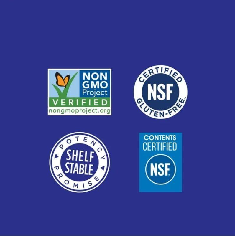 Organic prebiotic fiber blend information on packaging