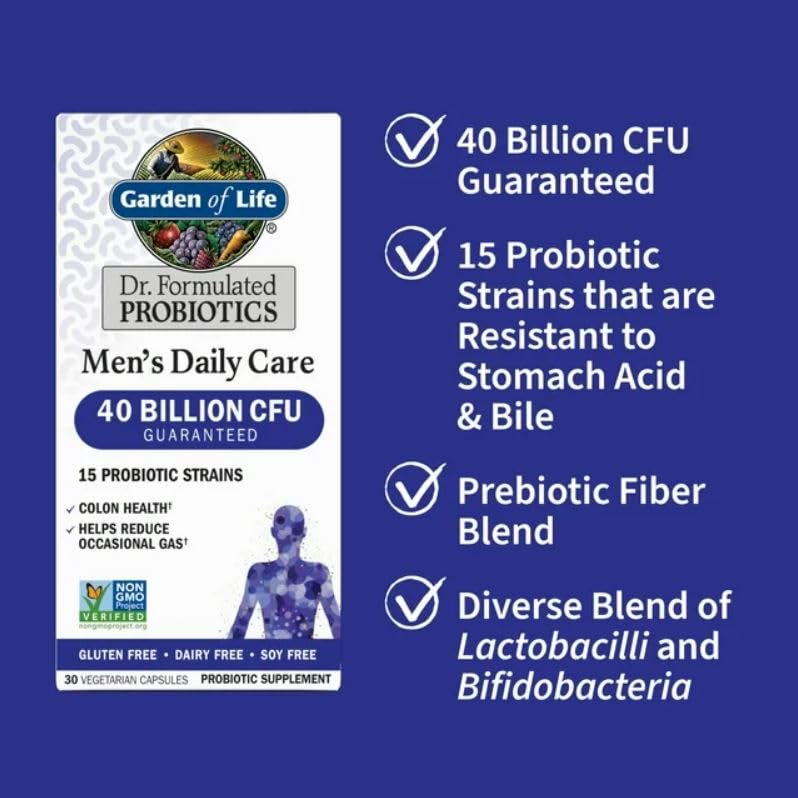 Product label emphasizing 40 billion CFU and 15 strains