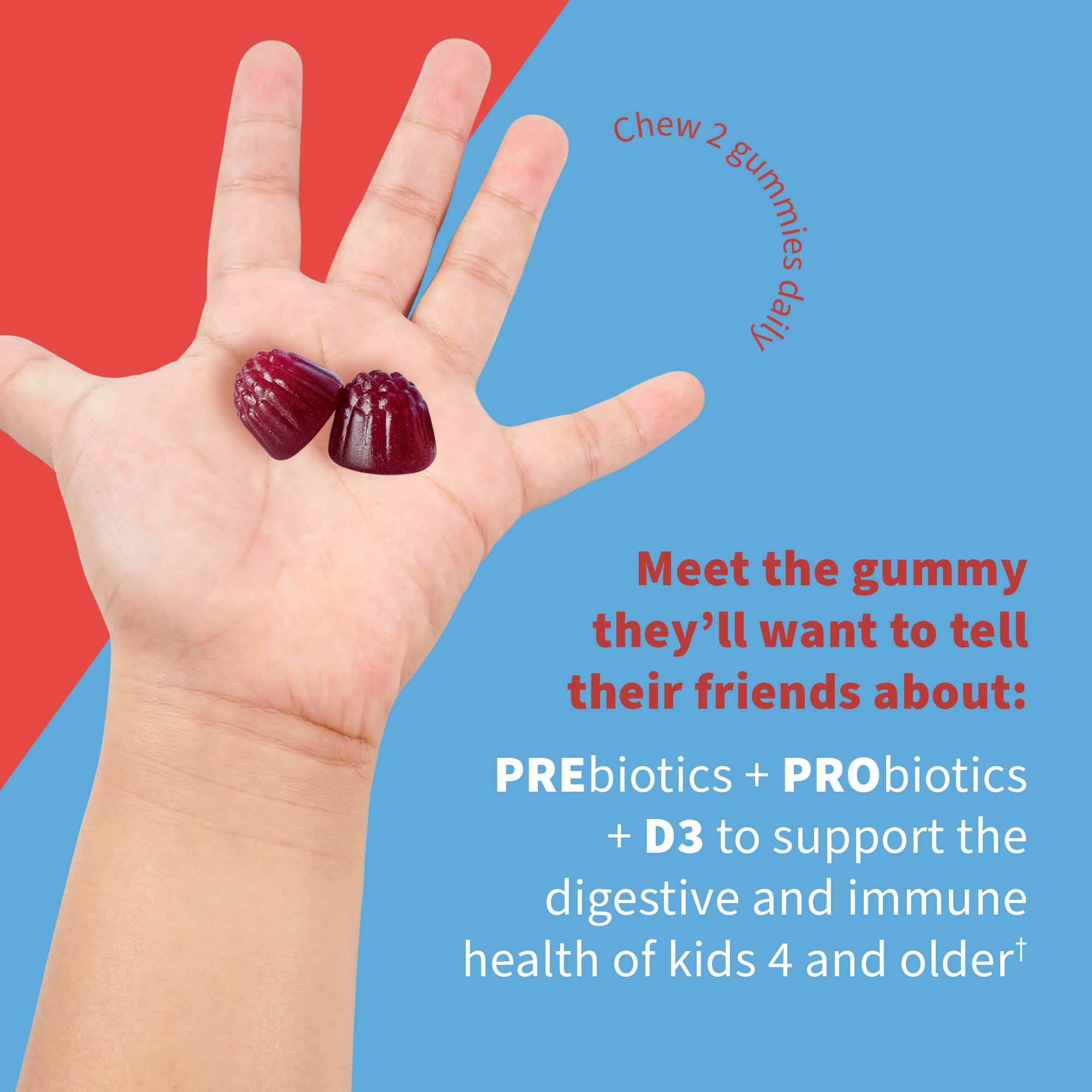 Garden of Life Dr Formulated gummies with prebiotic fiber for kids' daily routine.