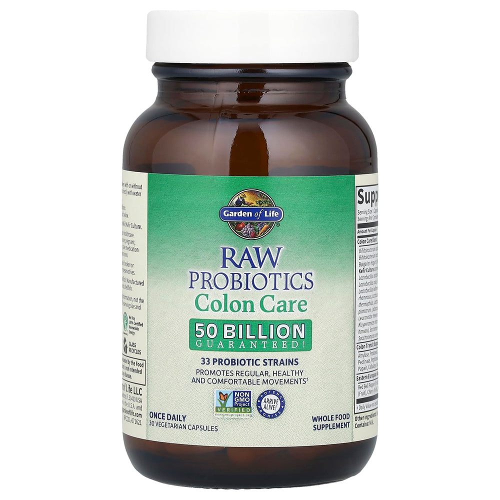 Enzyme blend label showing 17 digestive enzymes