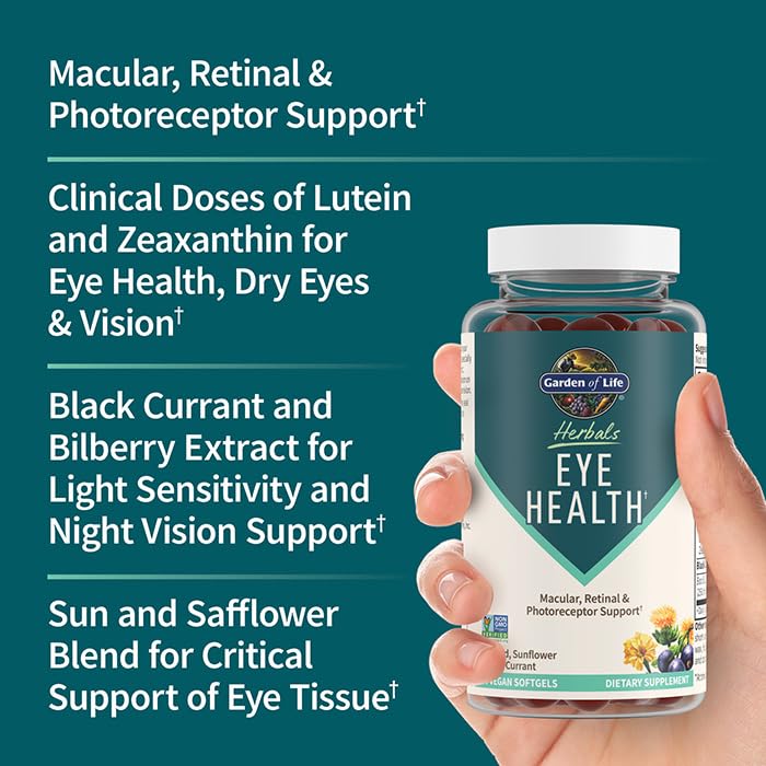 Black currant and bilberry extracts aid light sensitivity in Garden of Life Eye Health