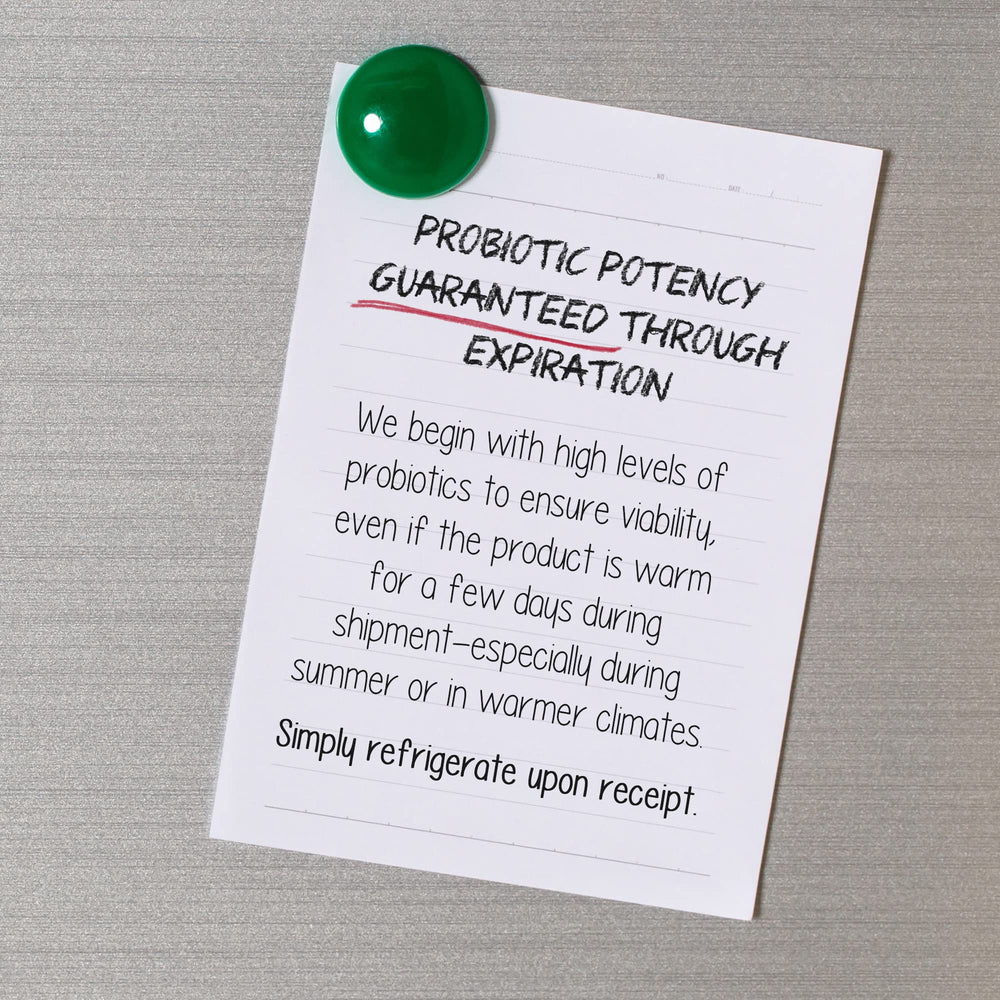 Garden of Life Kids daily dosage spoon demonstrates easy administration.