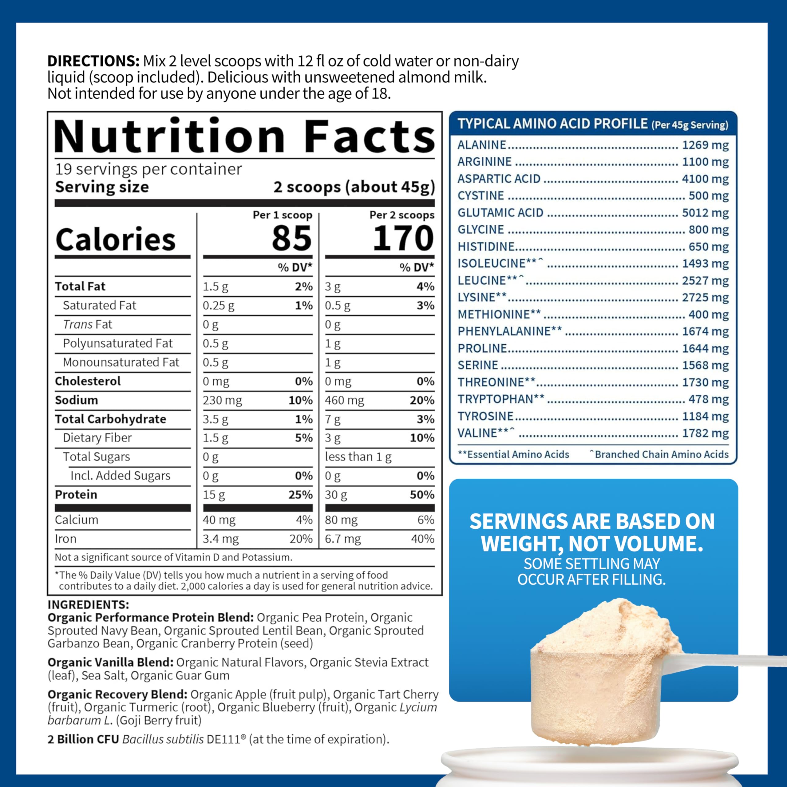 Garden of Life NSF Certified for Sport seal on packaging.