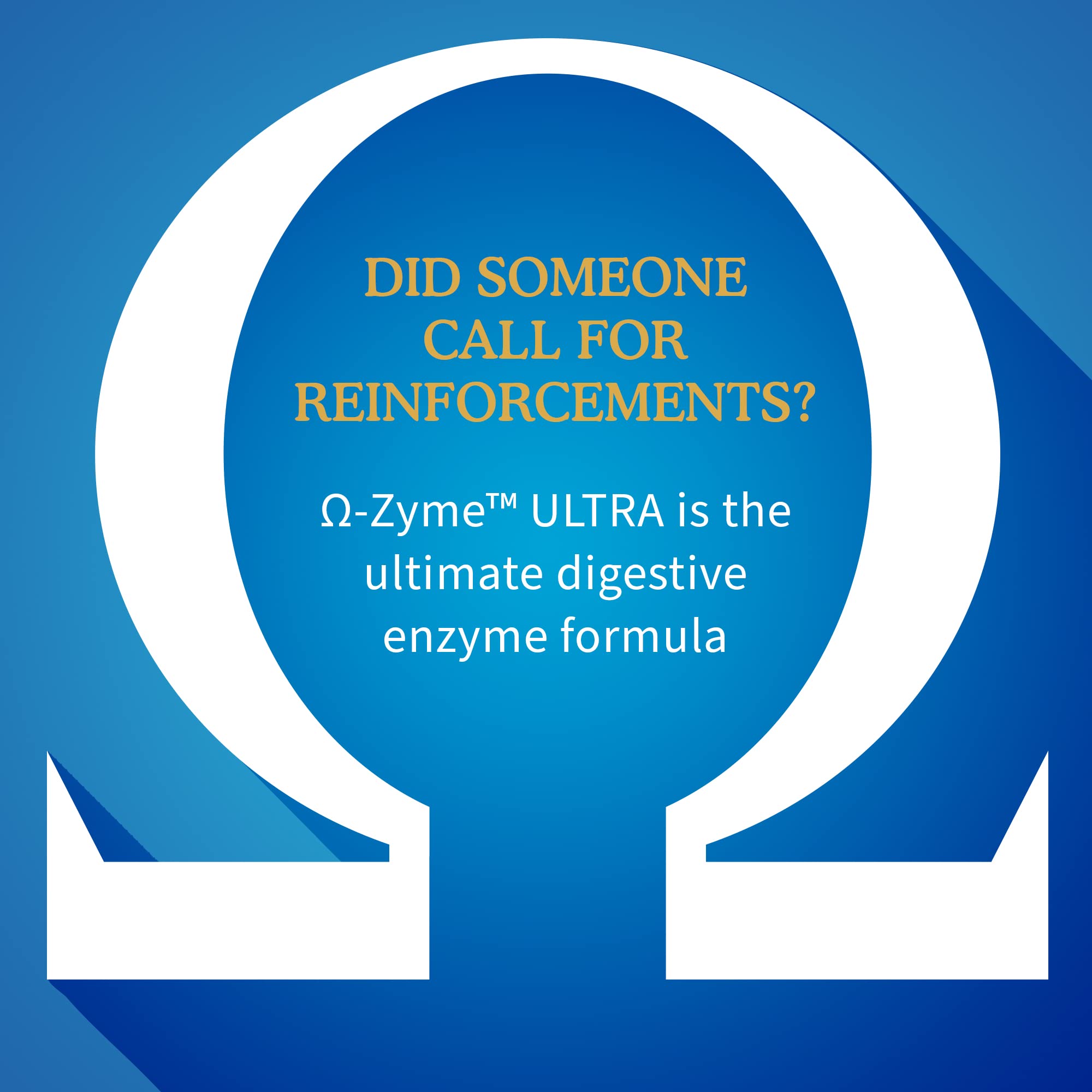 Omega-Zyme ULTRA capsules ready to take with meals