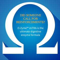 Omega-Zyme ULTRA capsules ready to take with meals