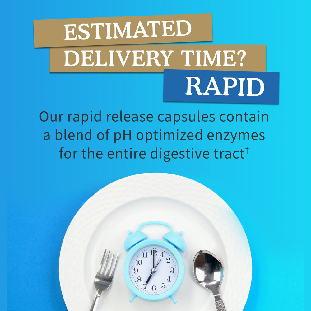 Gluten-free and dairy-free label on Omega-Zyme ULTRA packaging